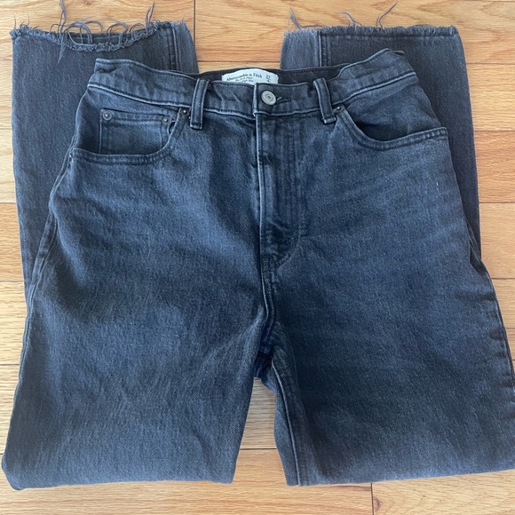Abercrombie & Fitch The Kick Flare Ultra High Rise Sz 27 - Picture 6 of 9
